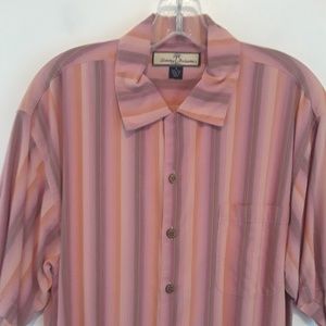 Tommy Bahama Men 100% Silk Shirt
